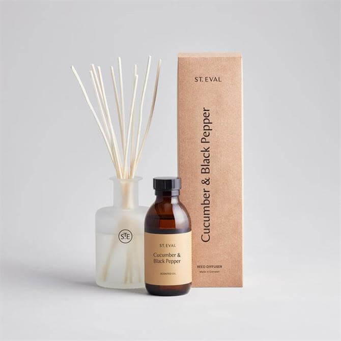 St Eval Cucumber & Black Pepper Reed Diffuser Gift Box